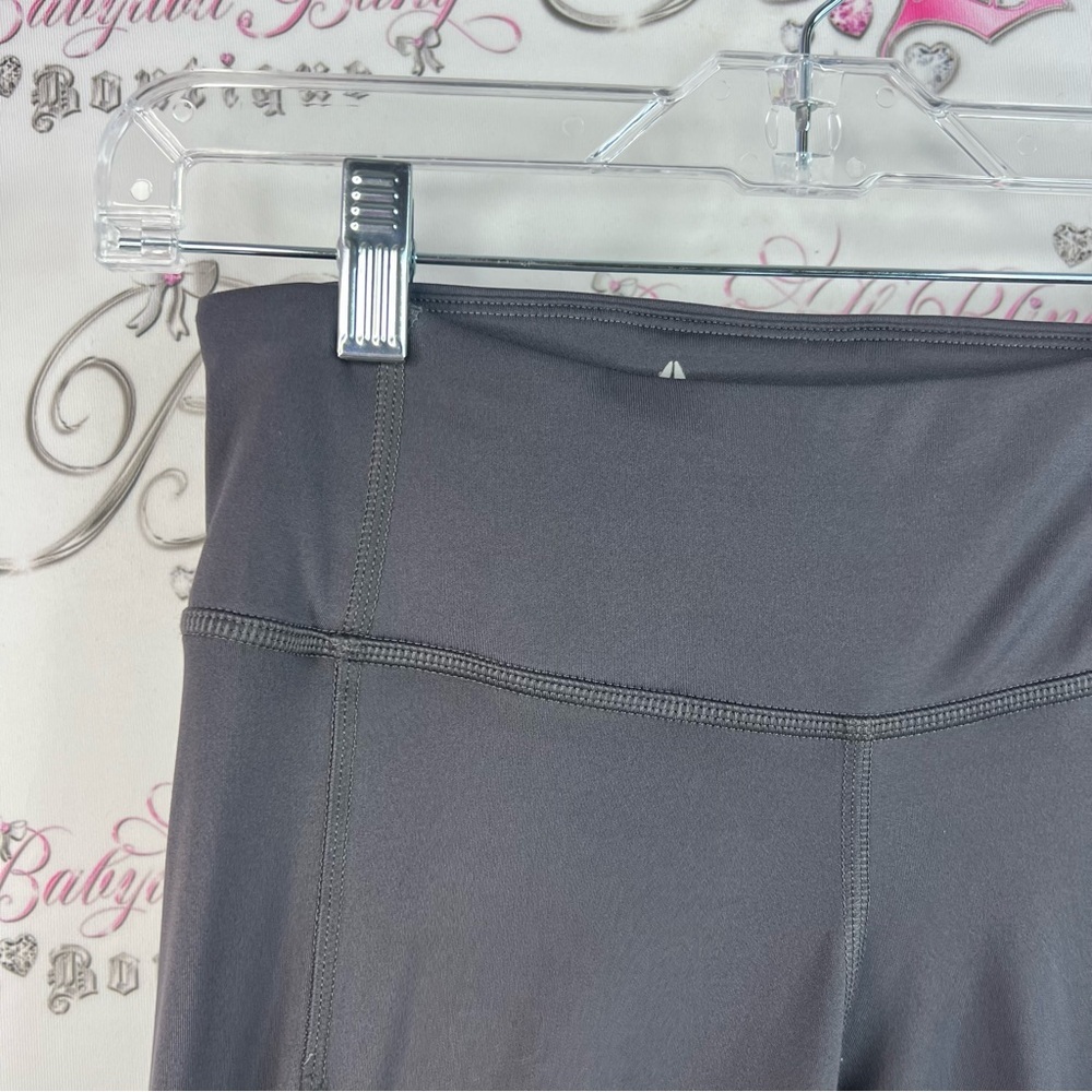 Reebok tights leggings grey Charcoal and Aqua edwick pants stretchy Leggings - Picture 9 of 13